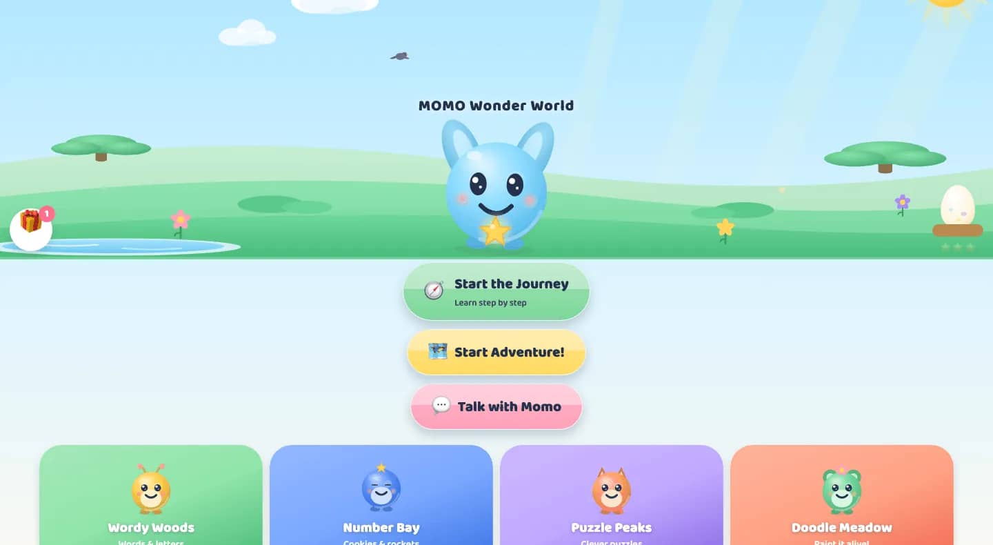 Zaslon izdelka MOMO Wonder World